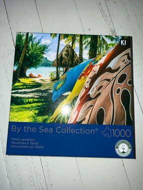 By the Sea Collection 1000-Piece Tahiti Puzzle - Tropical Beach Art new